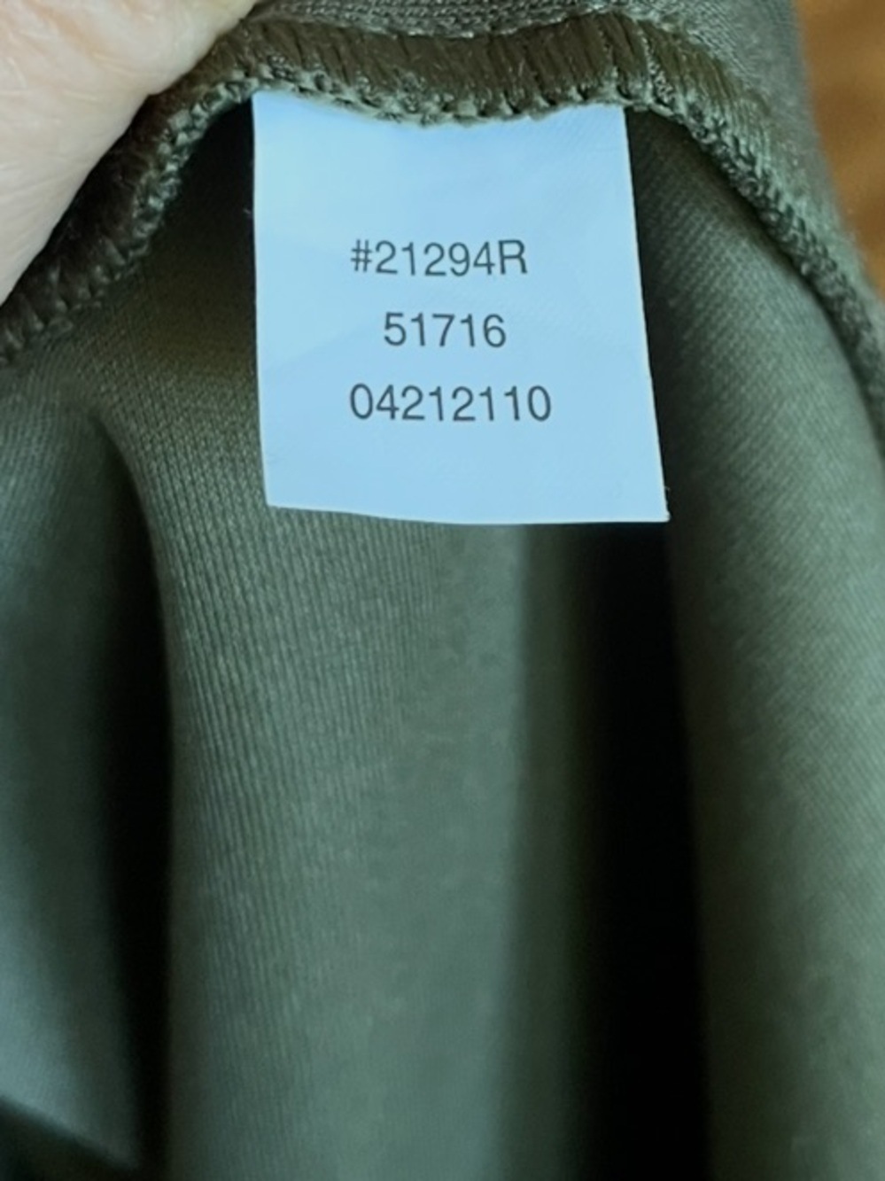 Spanx shape Ponte Midi Tank Dress Sleek Olive Green size large L - Picture 9 of 9